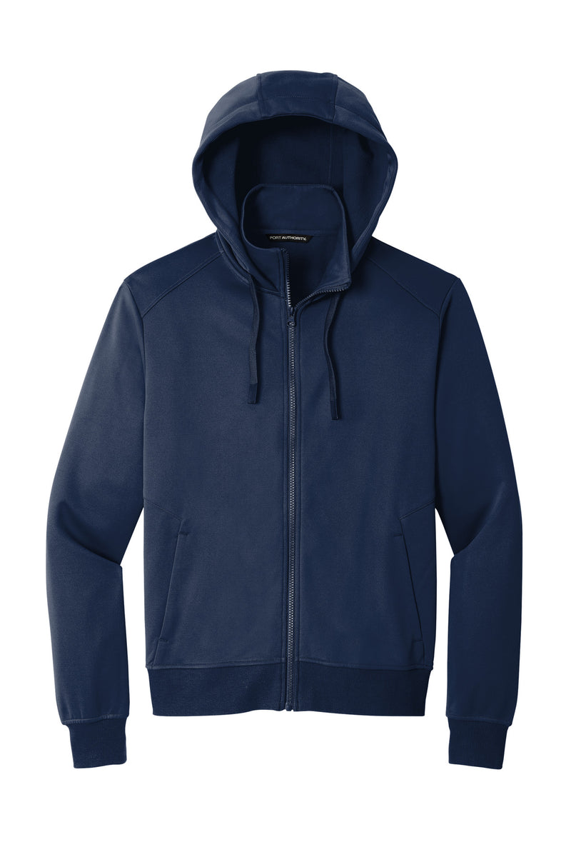 Port Authority Smooth Fleece Hooded Jacket - River Blue Navy
