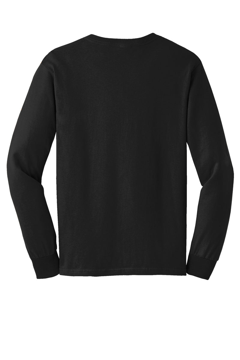 Gildan - Ultra Cotton 100% US Cotton Long Sleeve T-Shirt - Black