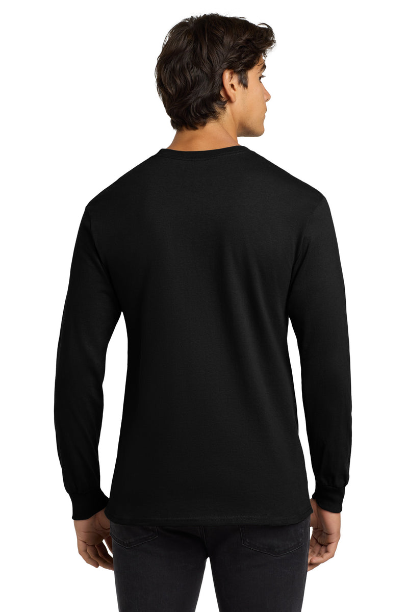 Gildan - Ultra Cotton 100% US Cotton Long Sleeve T-Shirt - Black
