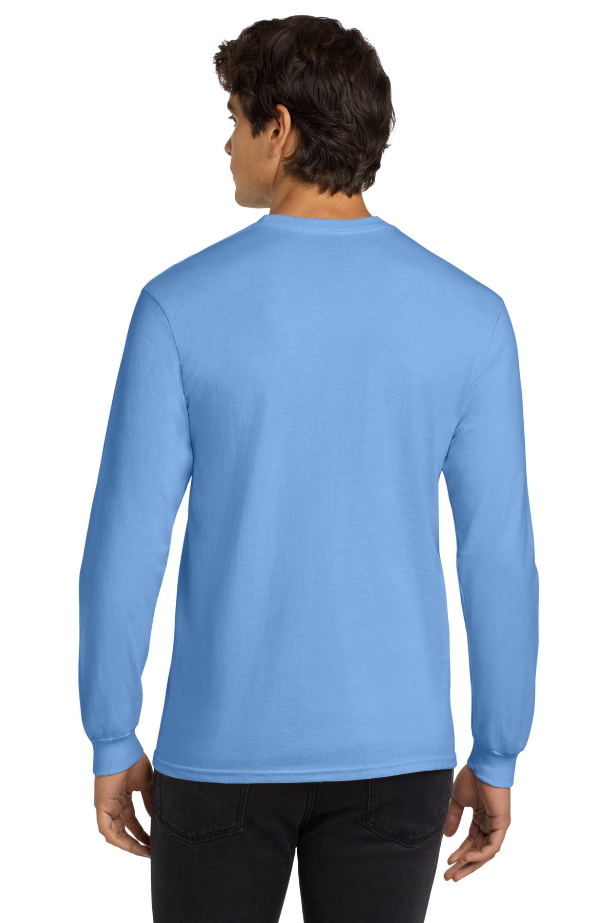 Gildan - Ultra Cotton 100% US Cotton Long Sleeve T-Shirt - Carolina Blue