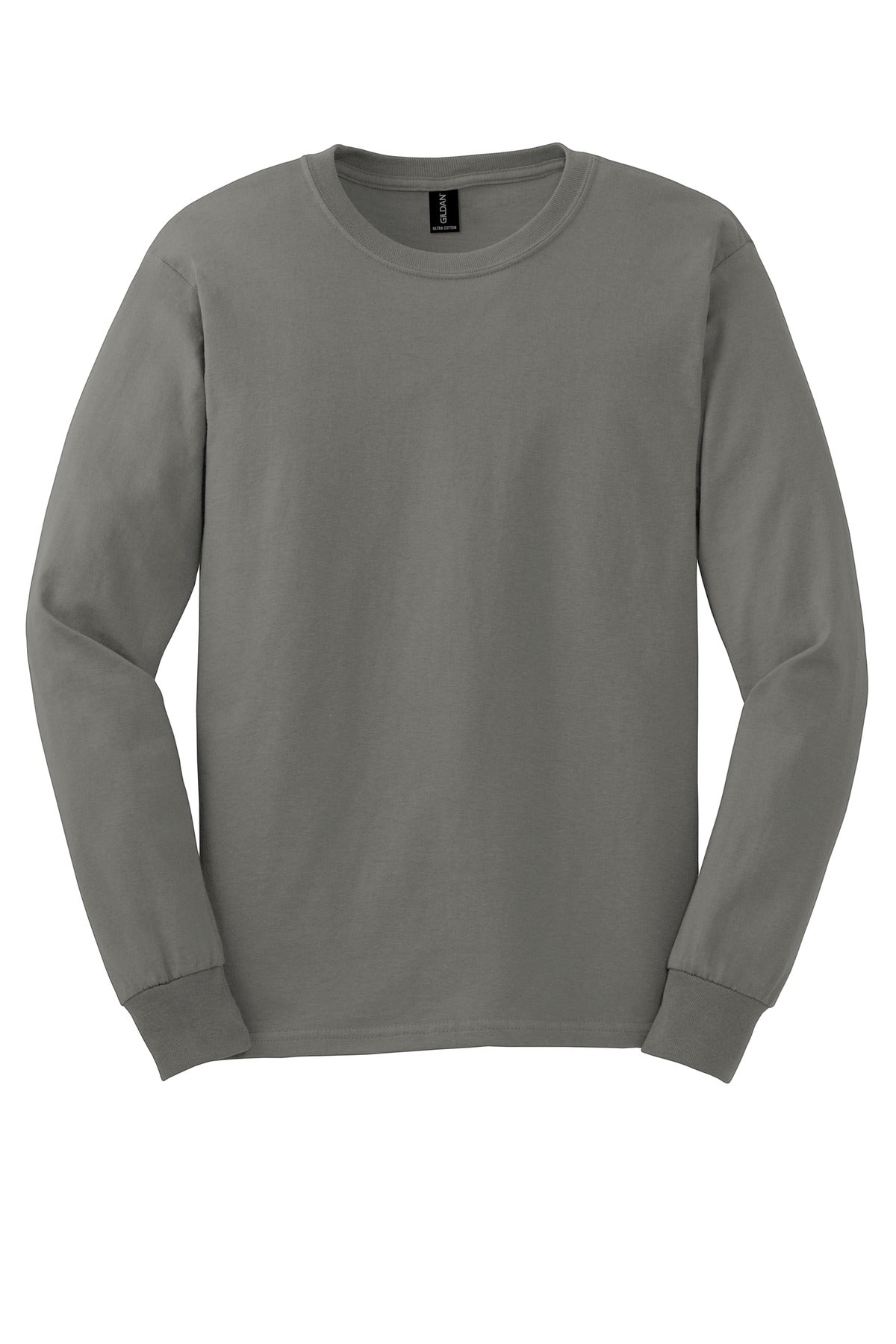 Gildan - Ultra Cotton 100% US Cotton Long Sleeve T-Shirt - Charcoal