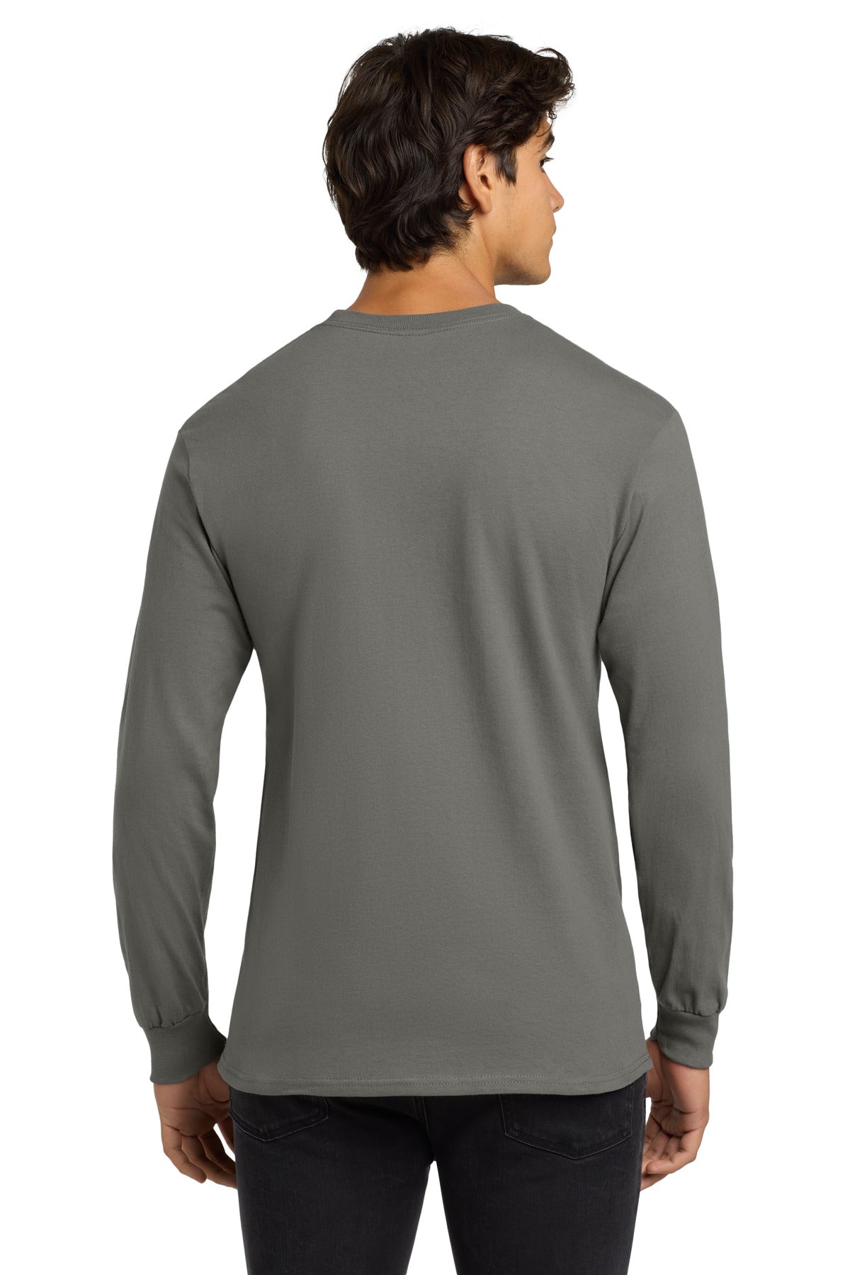 Gildan - Ultra Cotton 100% US Cotton Long Sleeve T-Shirt - Charcoal