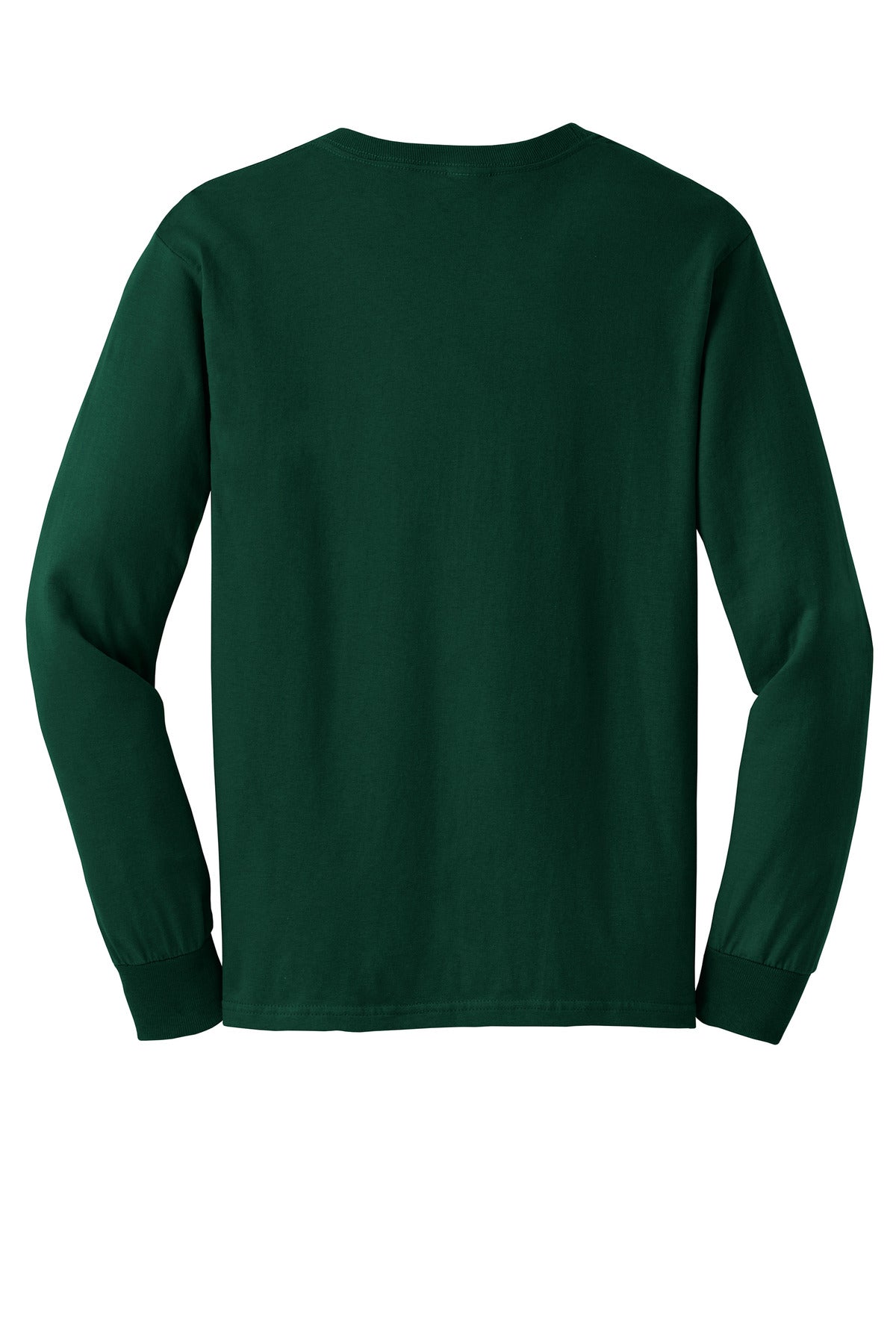 Gildan - Ultra Cotton 100% US Cotton Long Sleeve T-Shirt - Forest Green