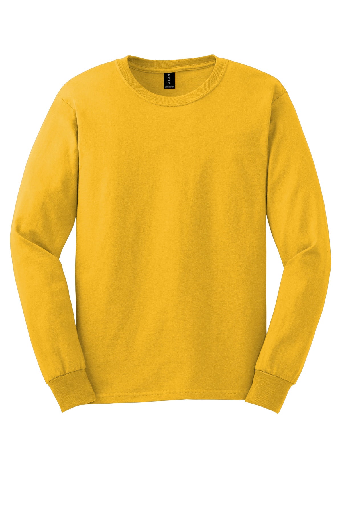 Gildan - Ultra Cotton 100% US Cotton Long Sleeve T-Shirt - Gold