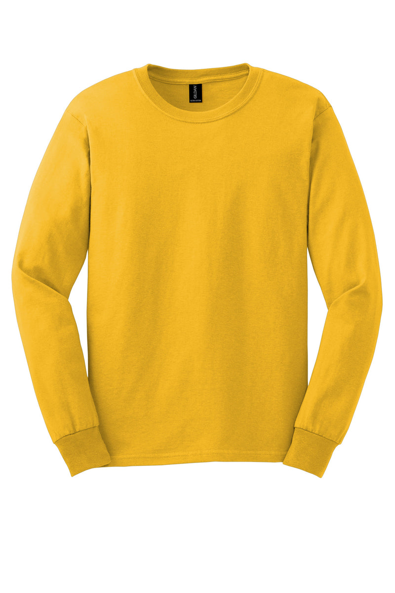 Gildan - Ultra Cotton 100% US Cotton Long Sleeve T-Shirt - Gold