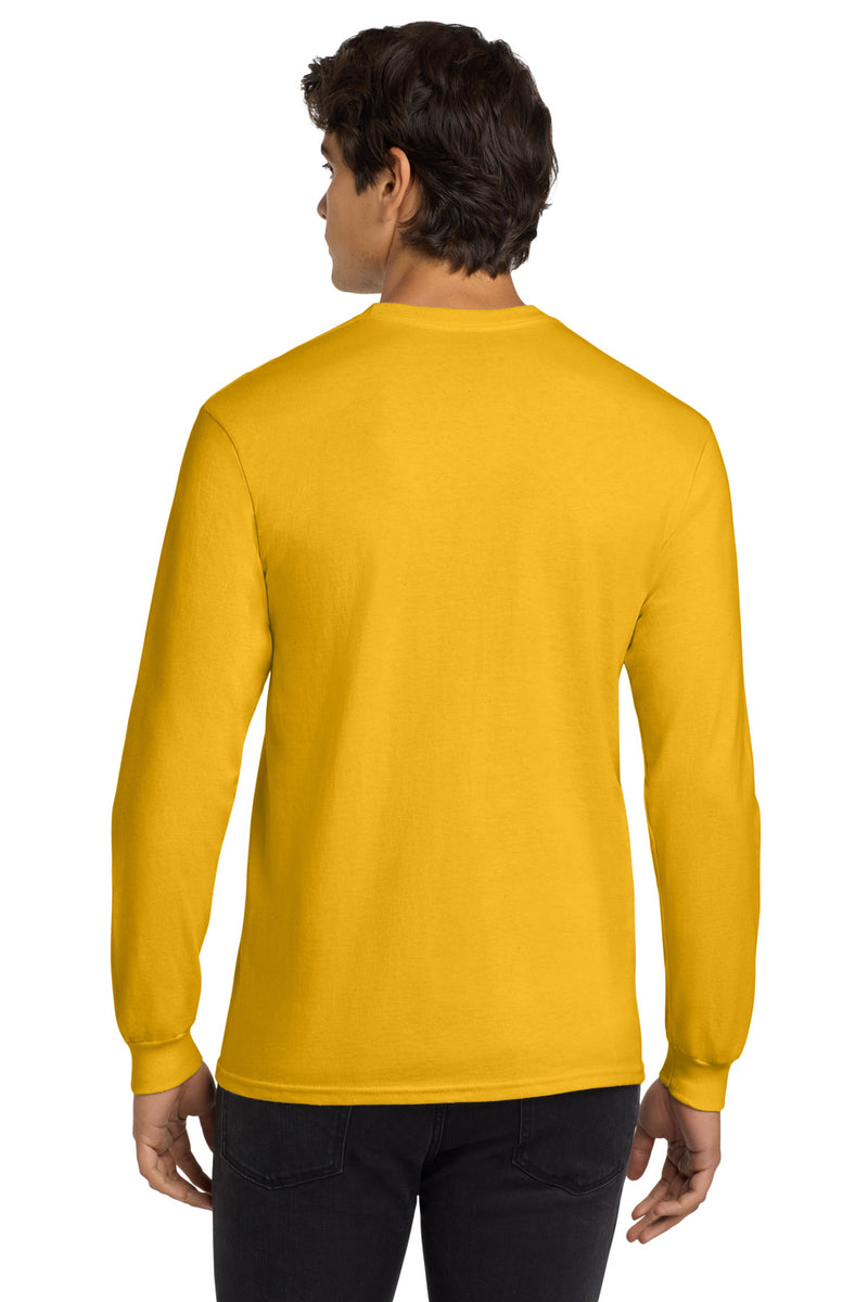 Gildan - Ultra Cotton 100% US Cotton Long Sleeve T-Shirt - Gold