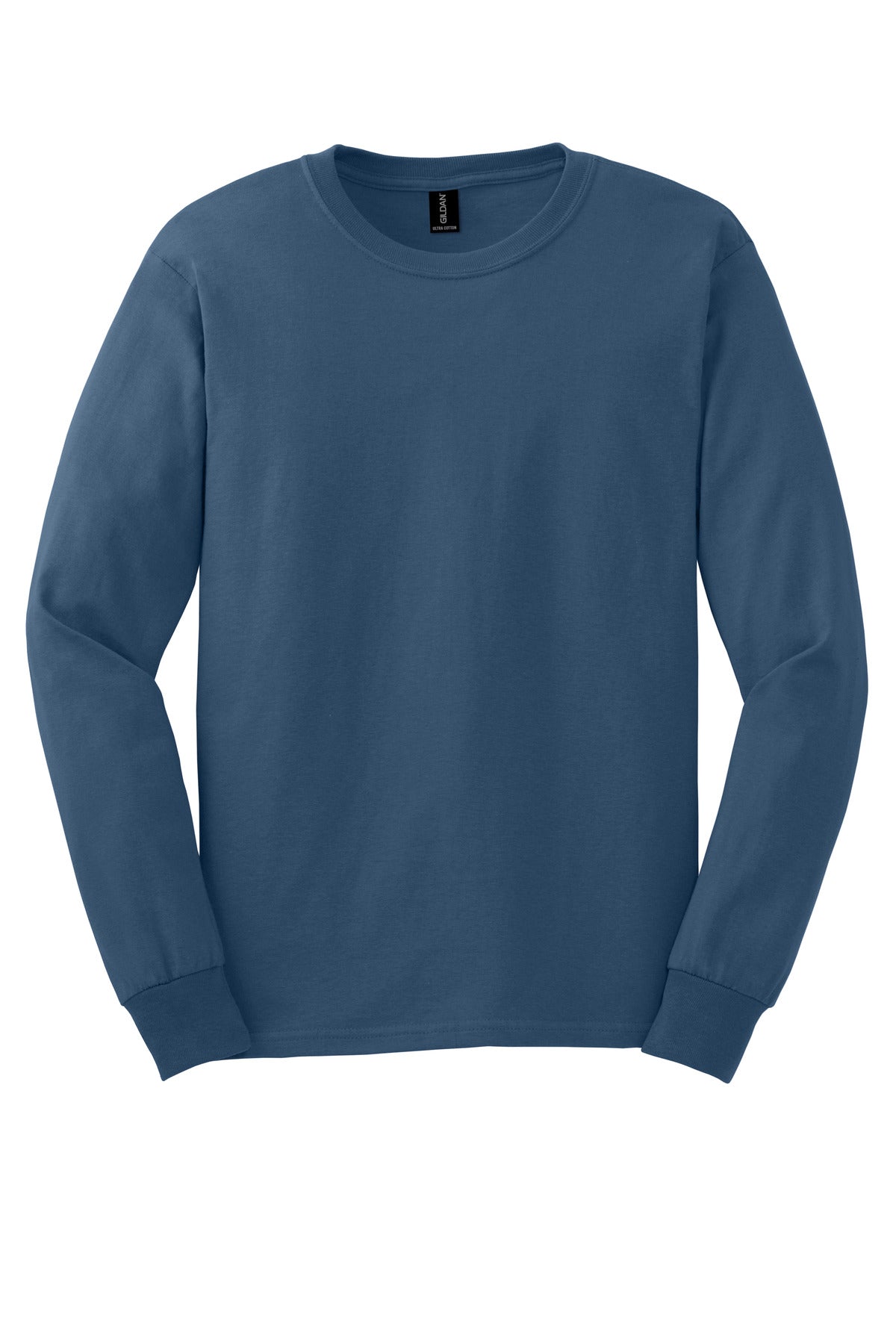 Gildan - Ultra Cotton 100% US Cotton Long Sleeve T-Shirt - Indigo Blue