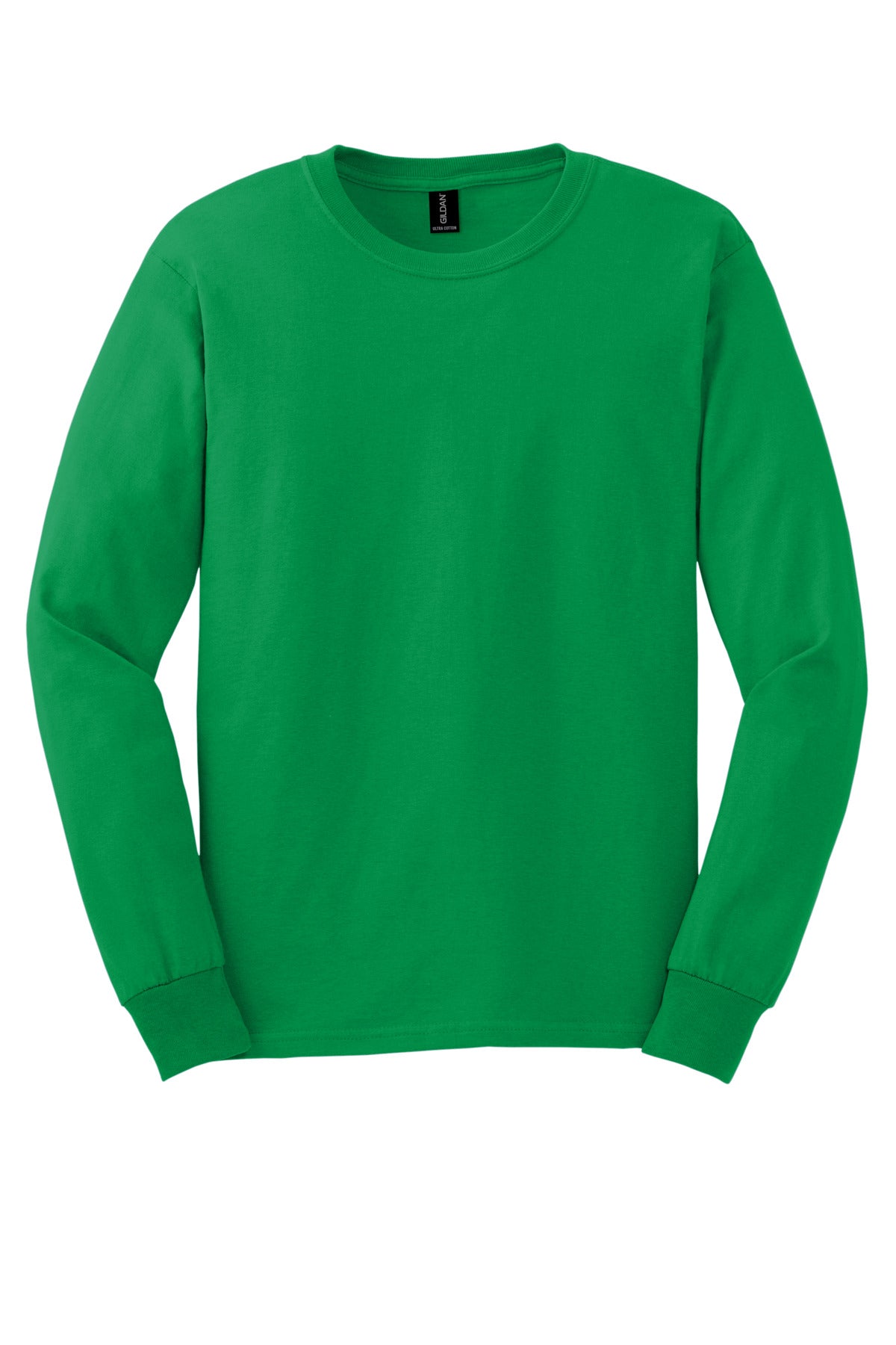 Gildan - Ultra Cotton 100% US Cotton Long Sleeve T-Shirt - Irish Green