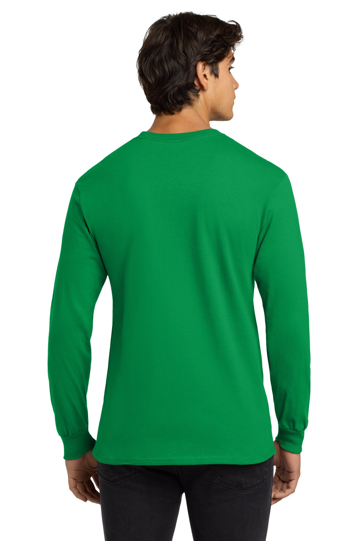 Gildan - Ultra Cotton 100% US Cotton Long Sleeve T-Shirt - Irish Green