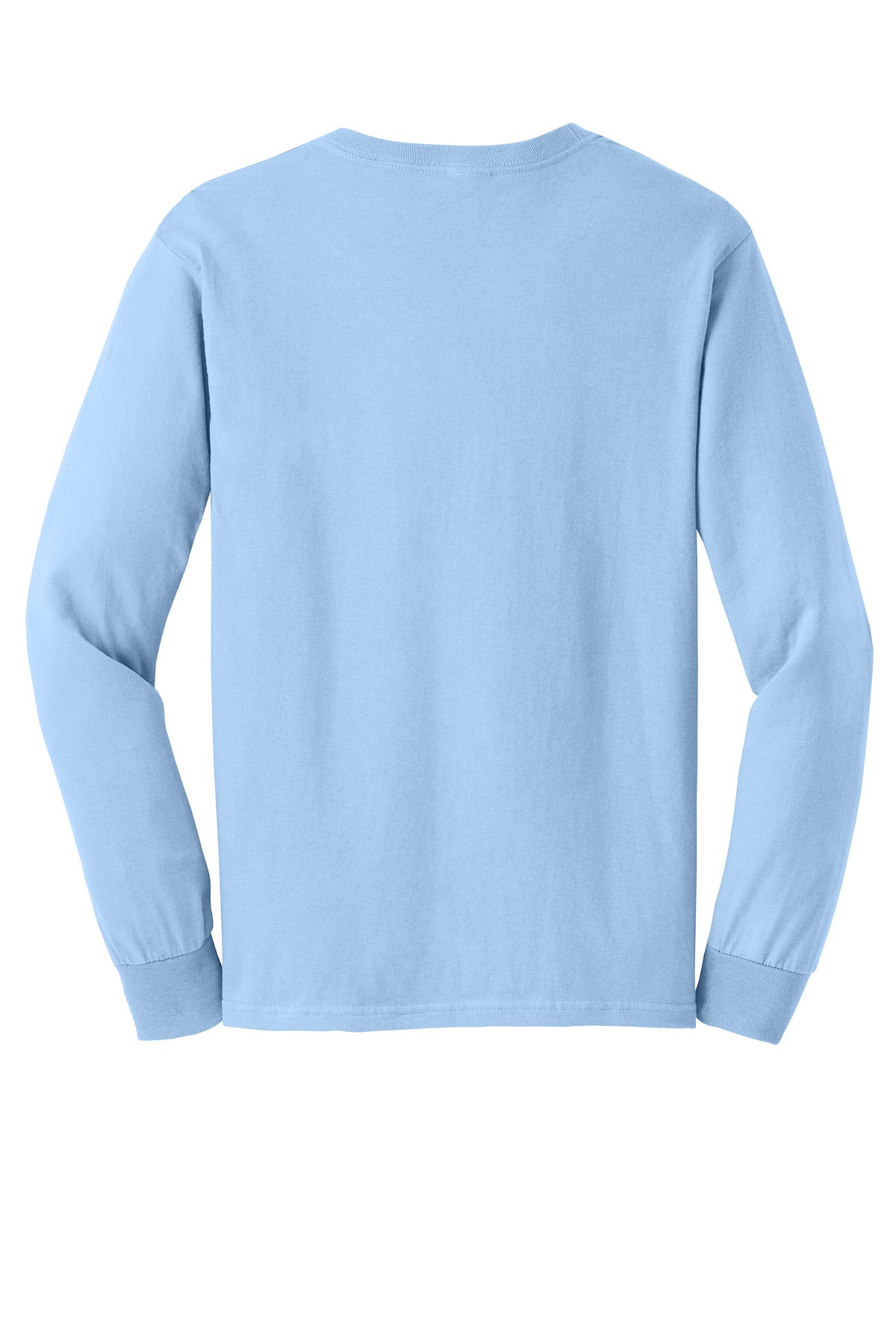 Gildan - Ultra Cotton 100% US Cotton Long Sleeve T-Shirt - Light Blue