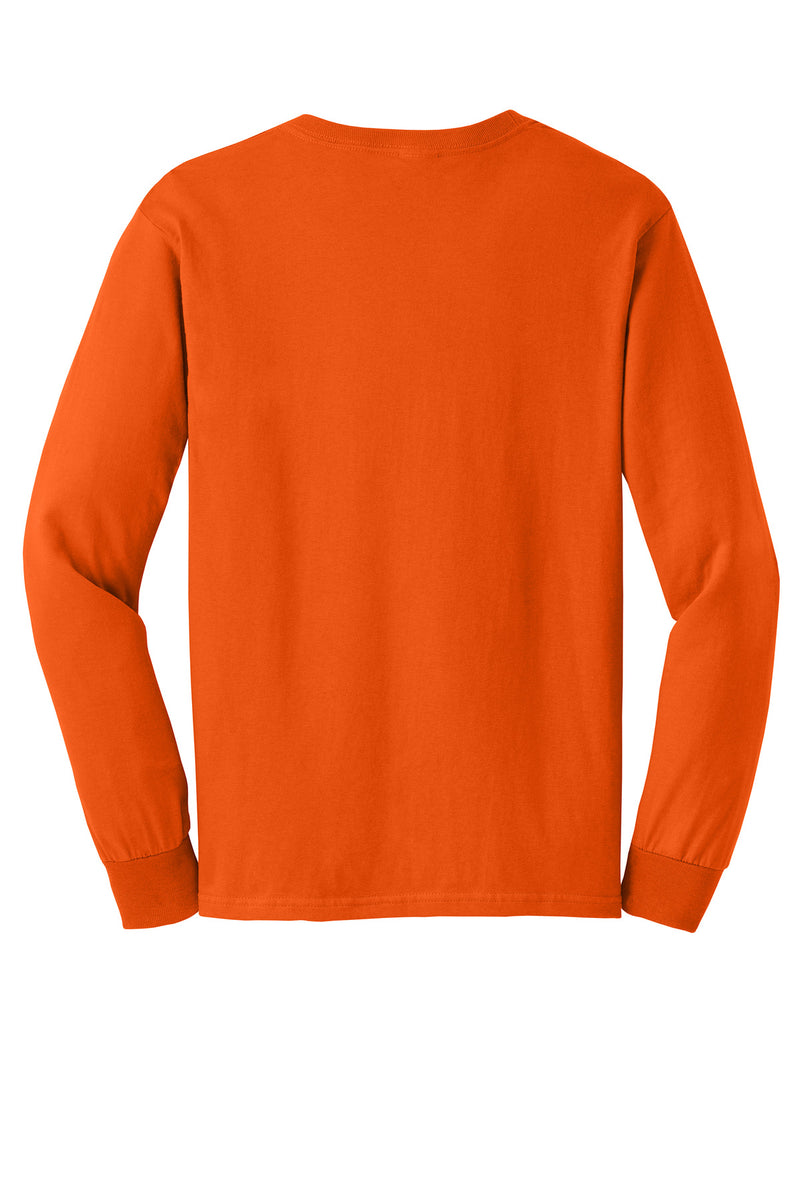 Gildan - Ultra Cotton 100% US Cotton Long Sleeve T-Shirt - Orange