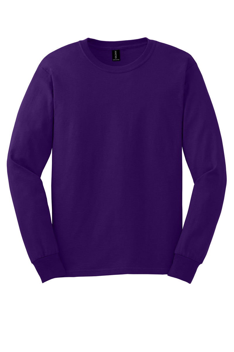 Gildan - Ultra Cotton 100% US Cotton Long Sleeve T-Shirt - Purple