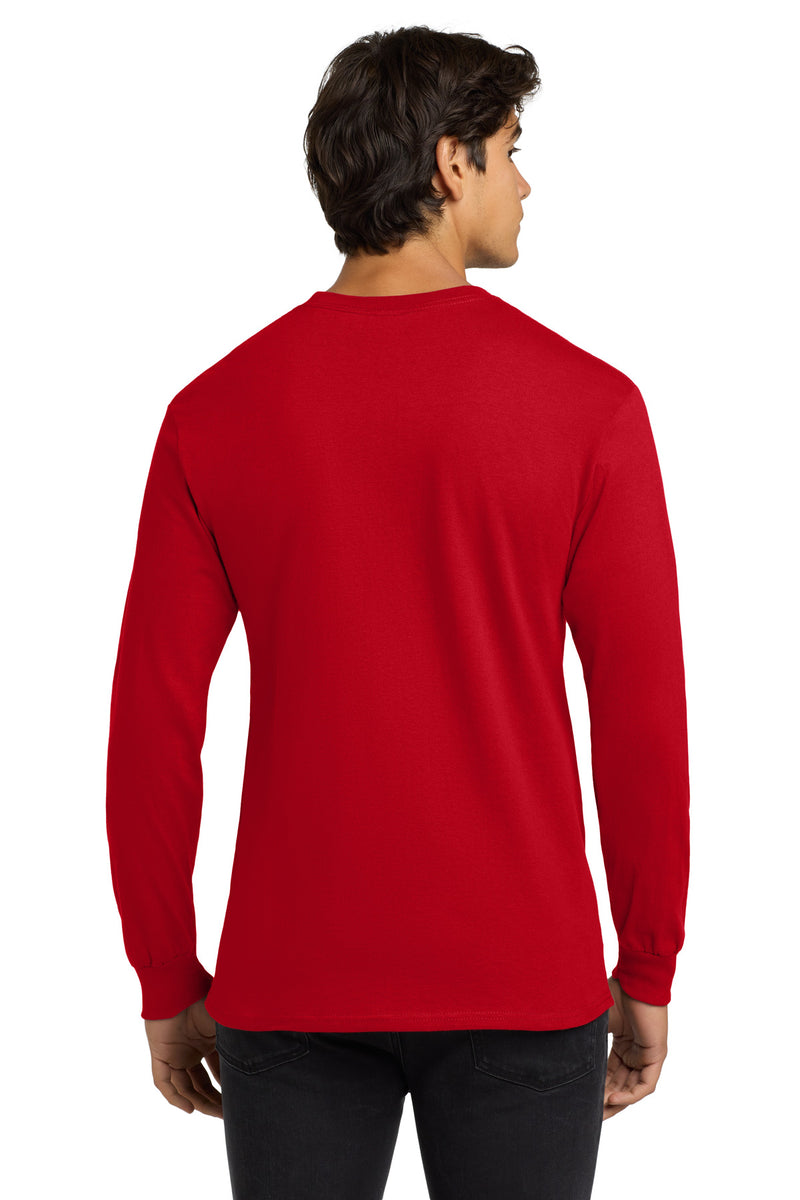 Gildan - Ultra Cotton 100% US Cotton Long Sleeve T-Shirt - Red