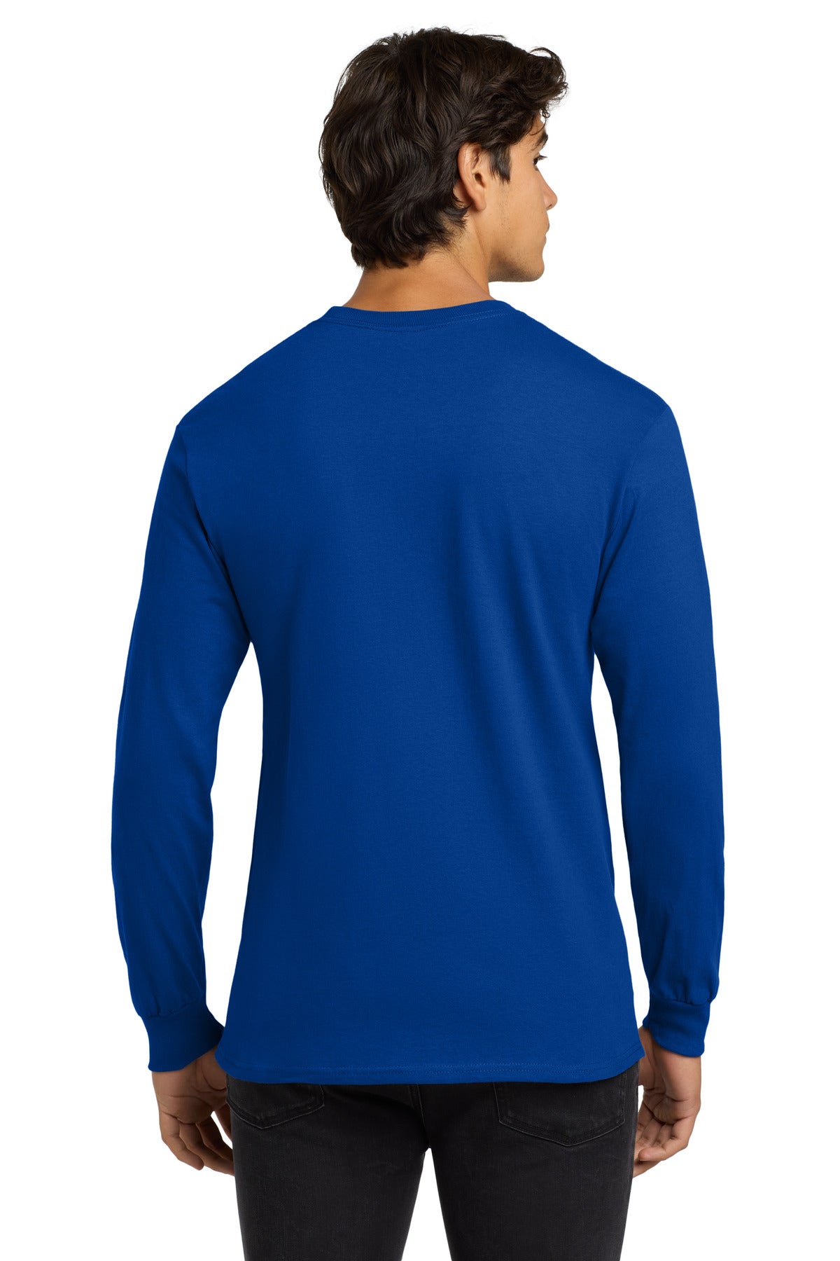 Gildan - Ultra Cotton 100% US Cotton Long Sleeve T-Shirt - Royal