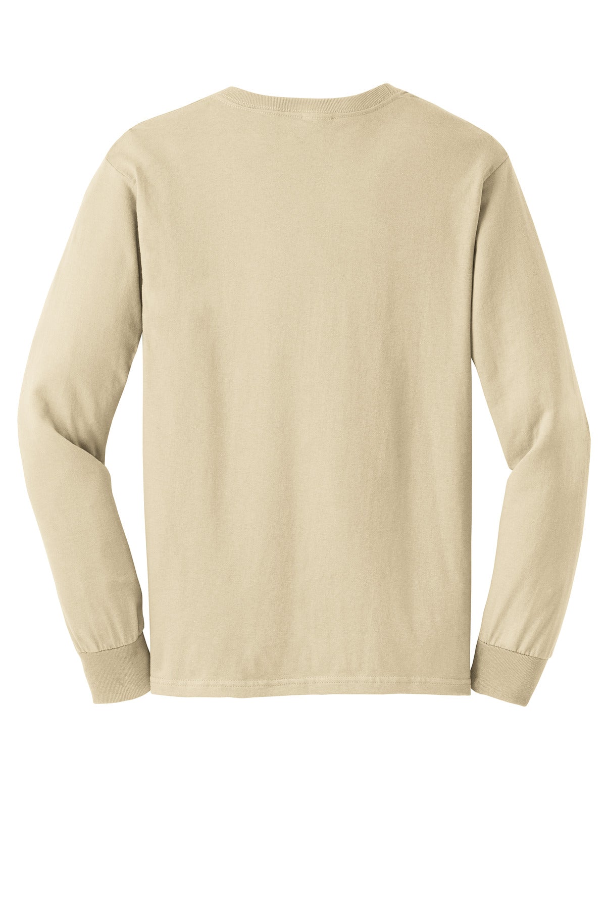 Gildan - Ultra Cotton 100% US Cotton Long Sleeve T-Shirt - Sand