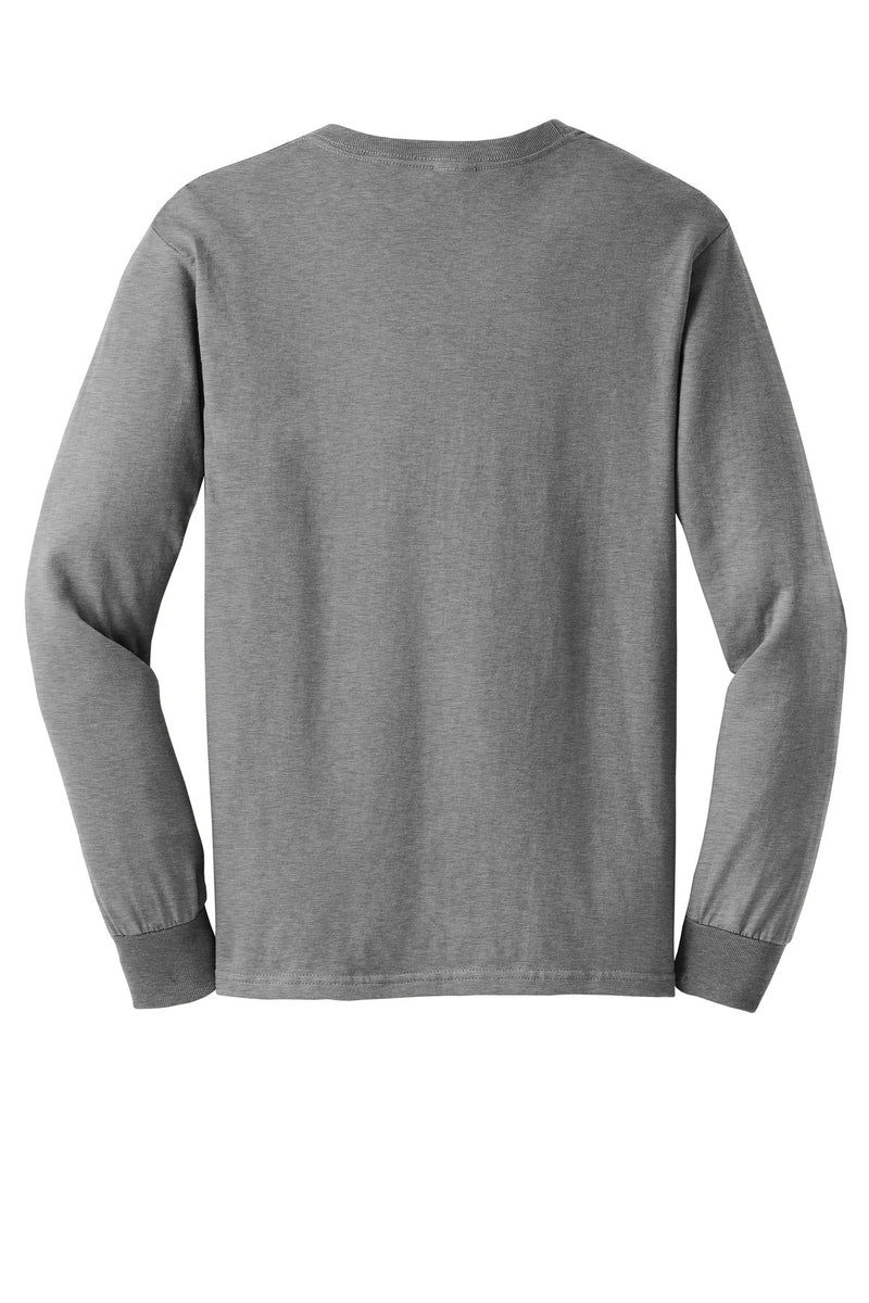 Gildan - Ultra Cotton 100% US Cotton Long Sleeve T-Shirt - Sport Grey