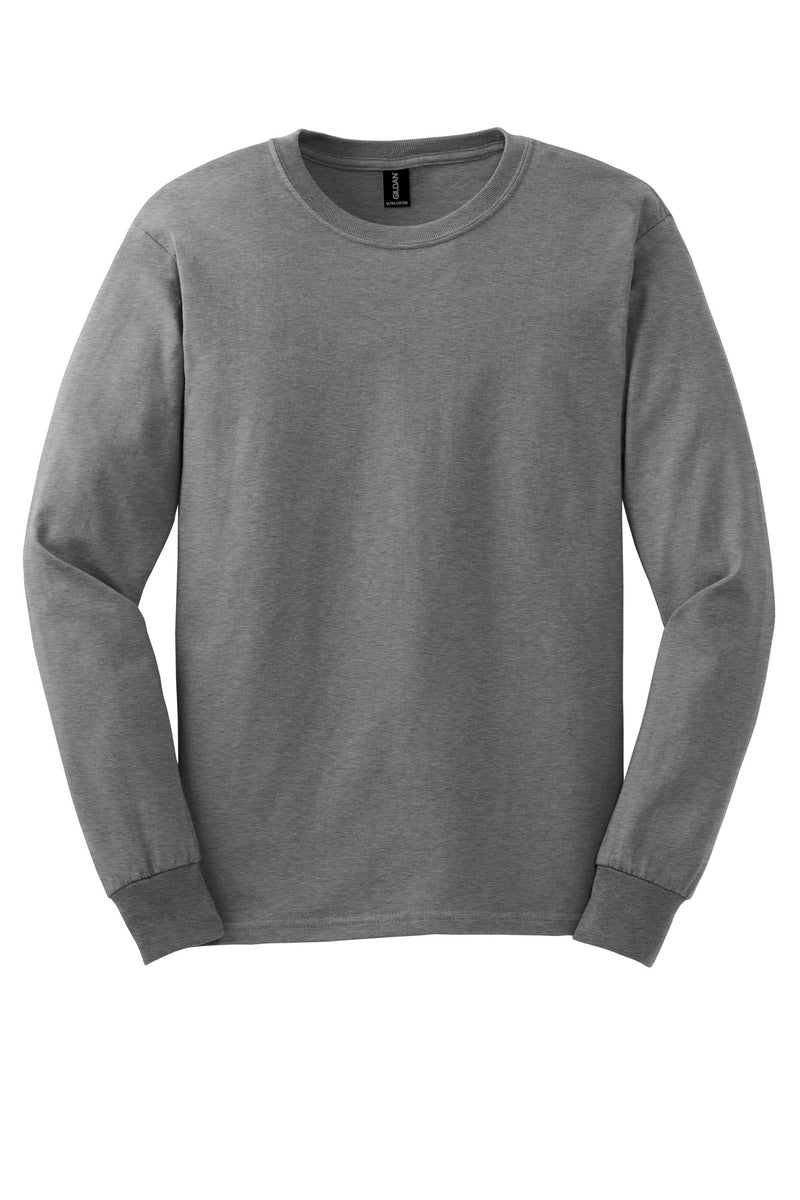 Gildan - Ultra Cotton 100% US Cotton Long Sleeve T-Shirt - Sport Grey