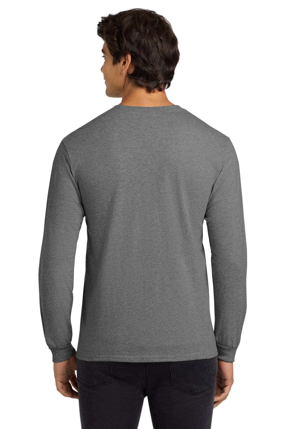 Gildan - Ultra Cotton 100% US Cotton Long Sleeve T-Shirt - Sport Grey