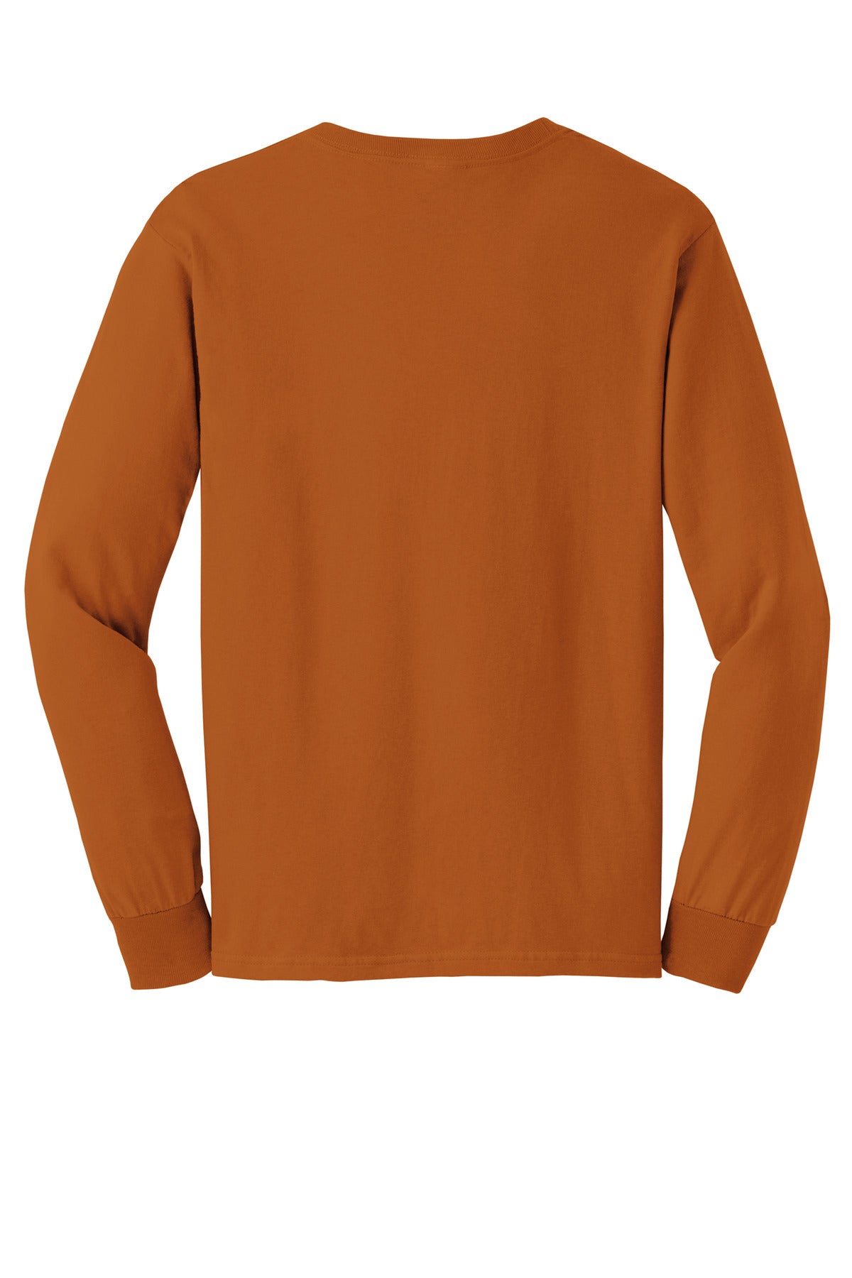 Gildan - Ultra Cotton 100% US Cotton Long Sleeve T-Shirt - Texas Orange