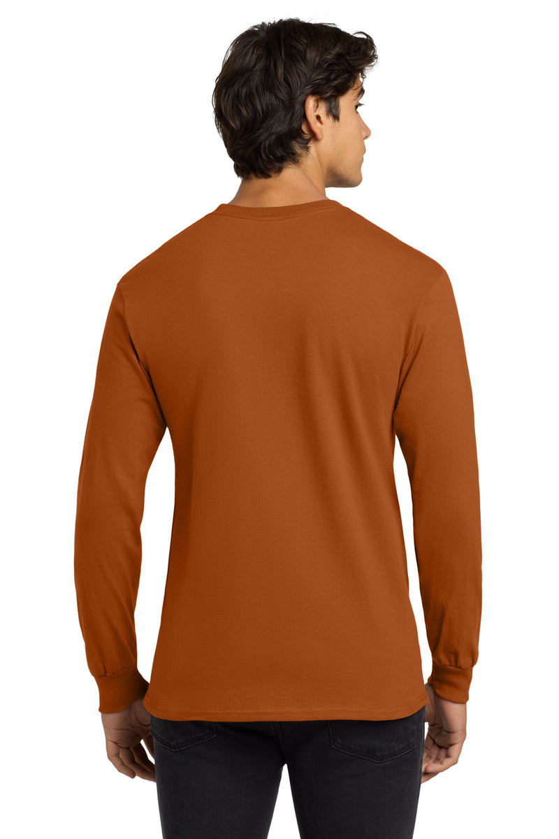 Gildan - Ultra Cotton 100% US Cotton Long Sleeve T-Shirt - Texas Orange
