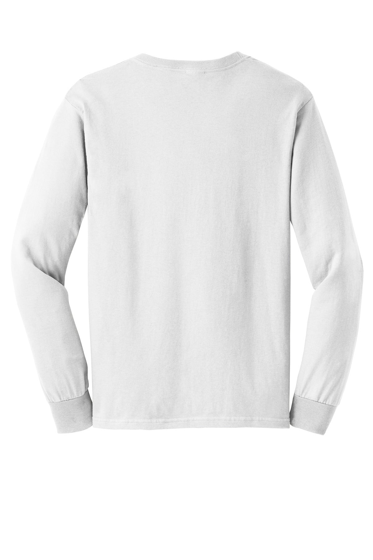 Gildan - Ultra Cotton 100% US Cotton Long Sleeve T-Shirt - White