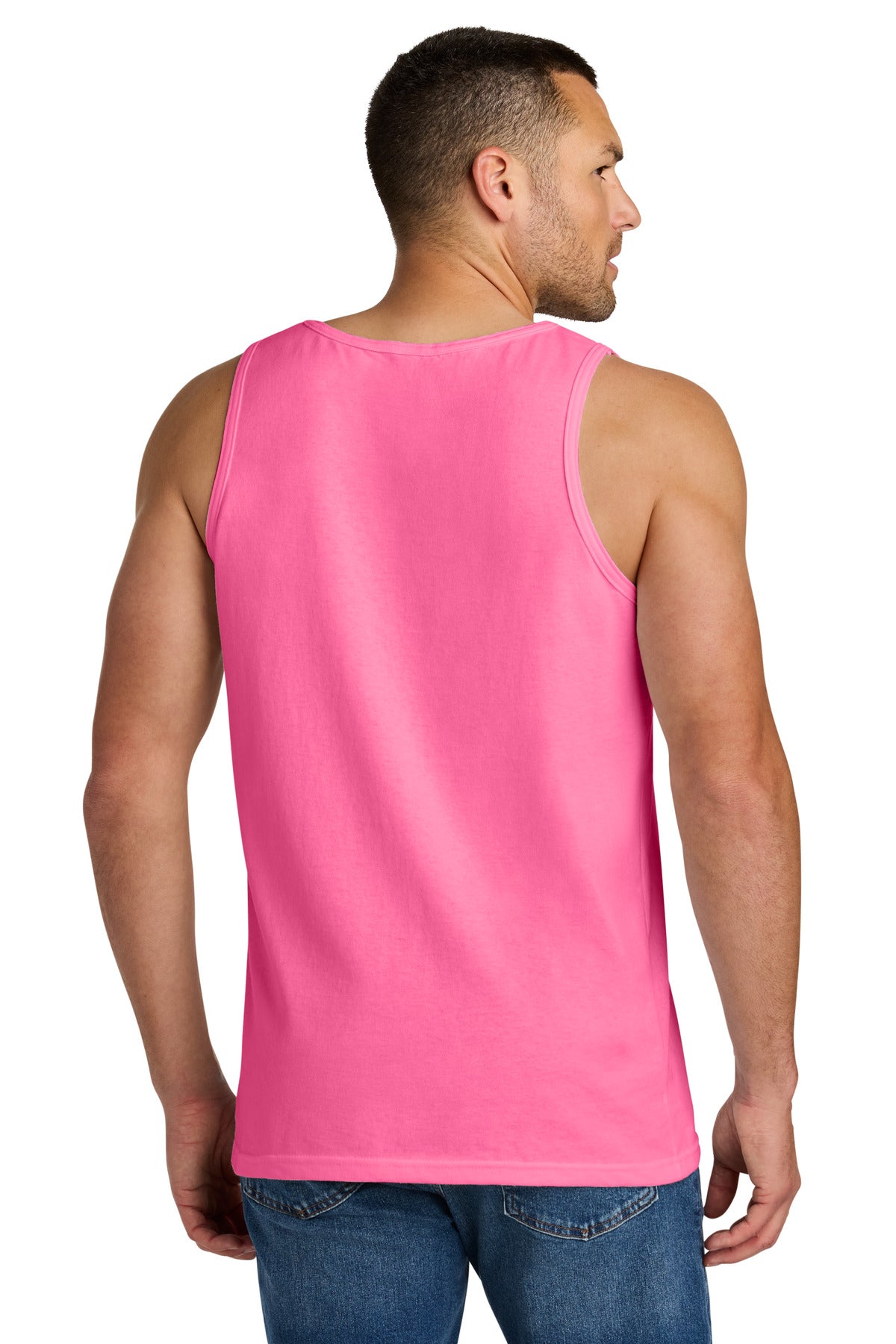 Gildan Heavy Cotton Tank Top - Safety Pink