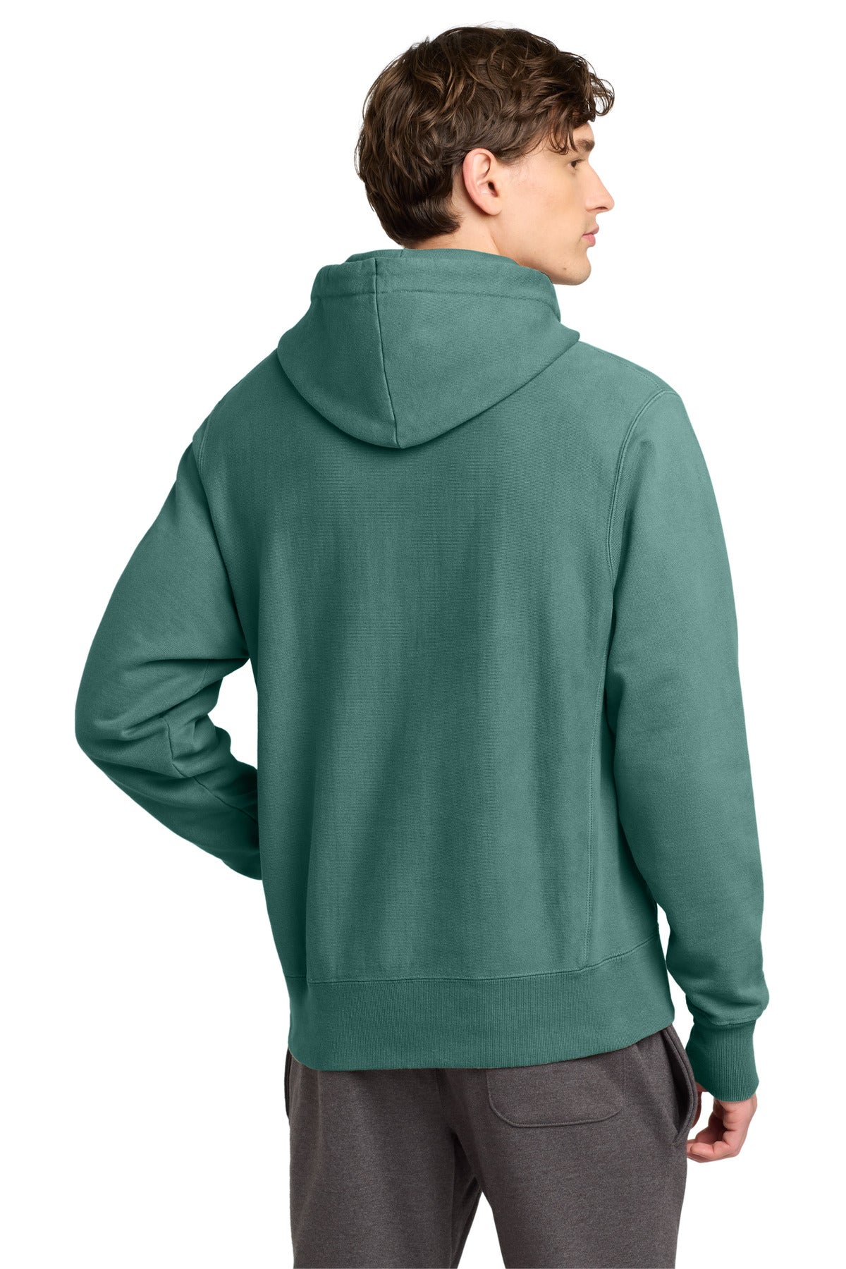 Champion  Reverse Weave  Garment-Dyed Hooded Sweatshirt - Cactus