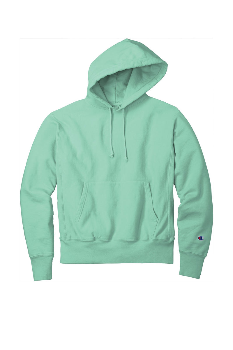 Champion  Reverse Weave  Garment-Dyed Hooded Sweatshirt - Pale Seafoam
