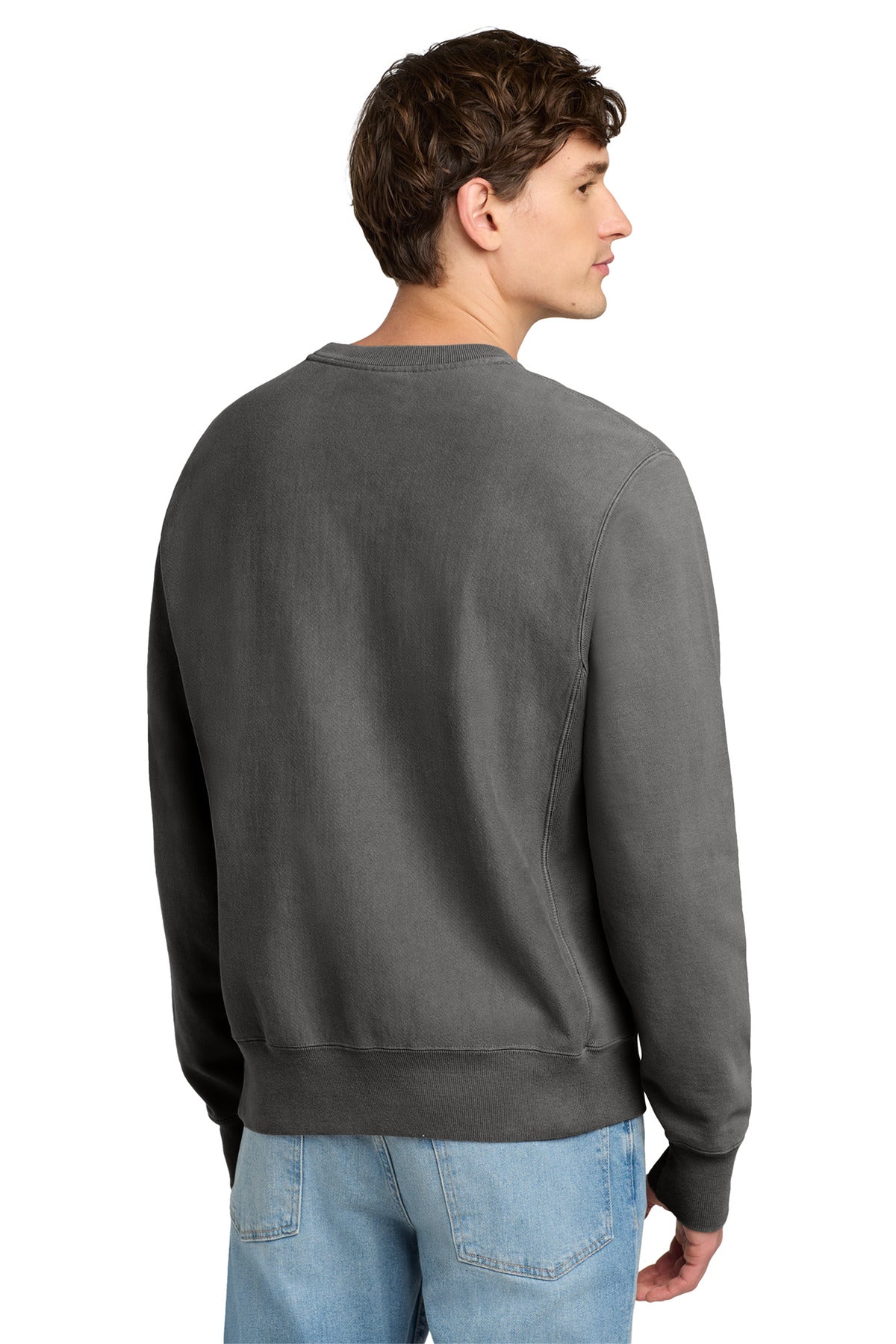 Champion  Reverse Weave  Garment-Dyed Crewneck Sweatshirt - New Railroad