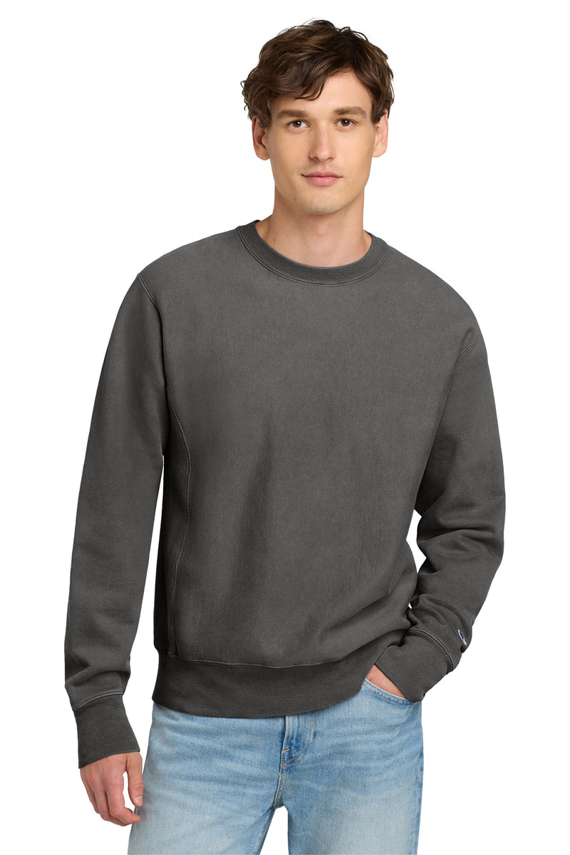 Champion  Reverse Weave  Garment-Dyed Crewneck Sweatshirt - New Railroad