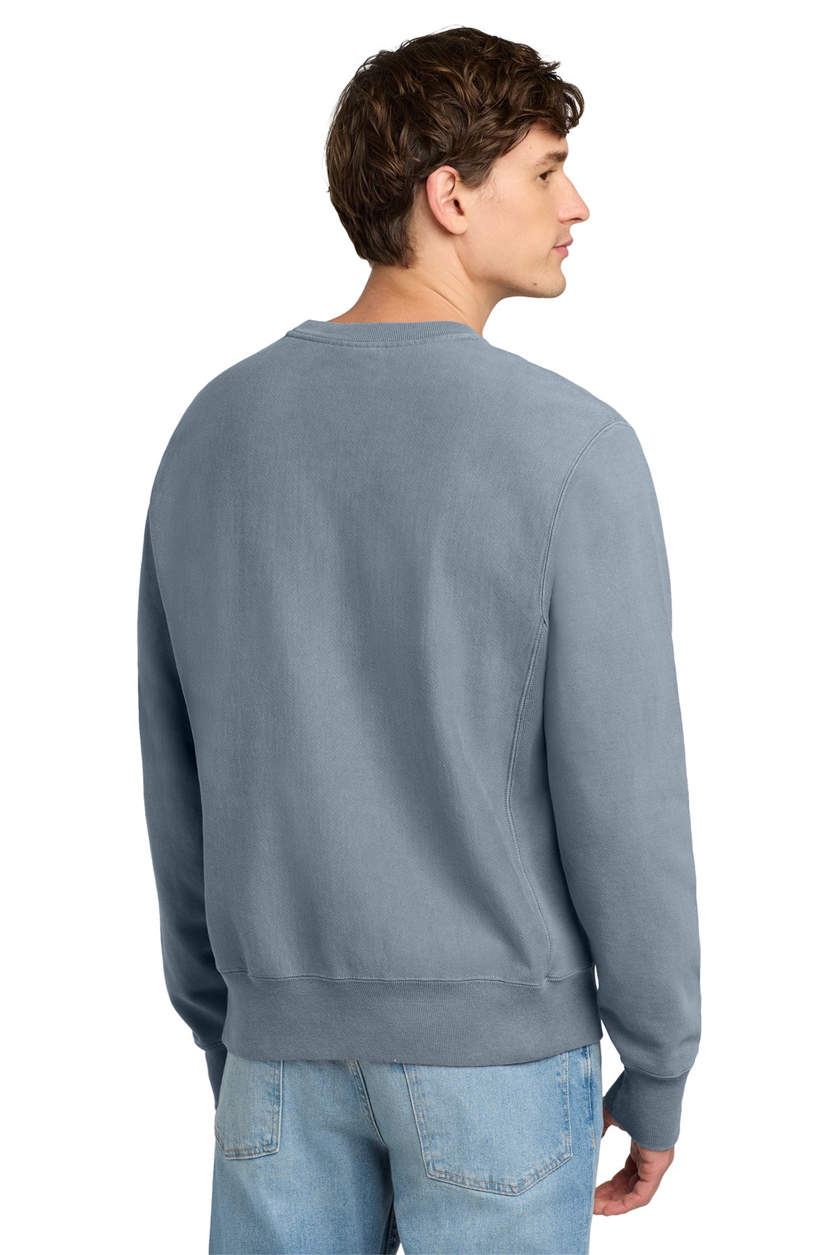 Champion  Reverse Weave  Garment-Dyed Crewneck Sweatshirt - Saltwater