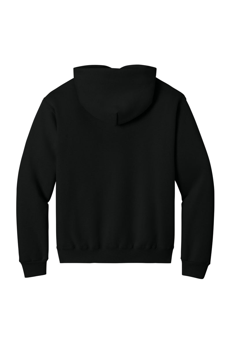 Jerzees Rugged Unisex Hooded Sweatshirt - Black Ink
