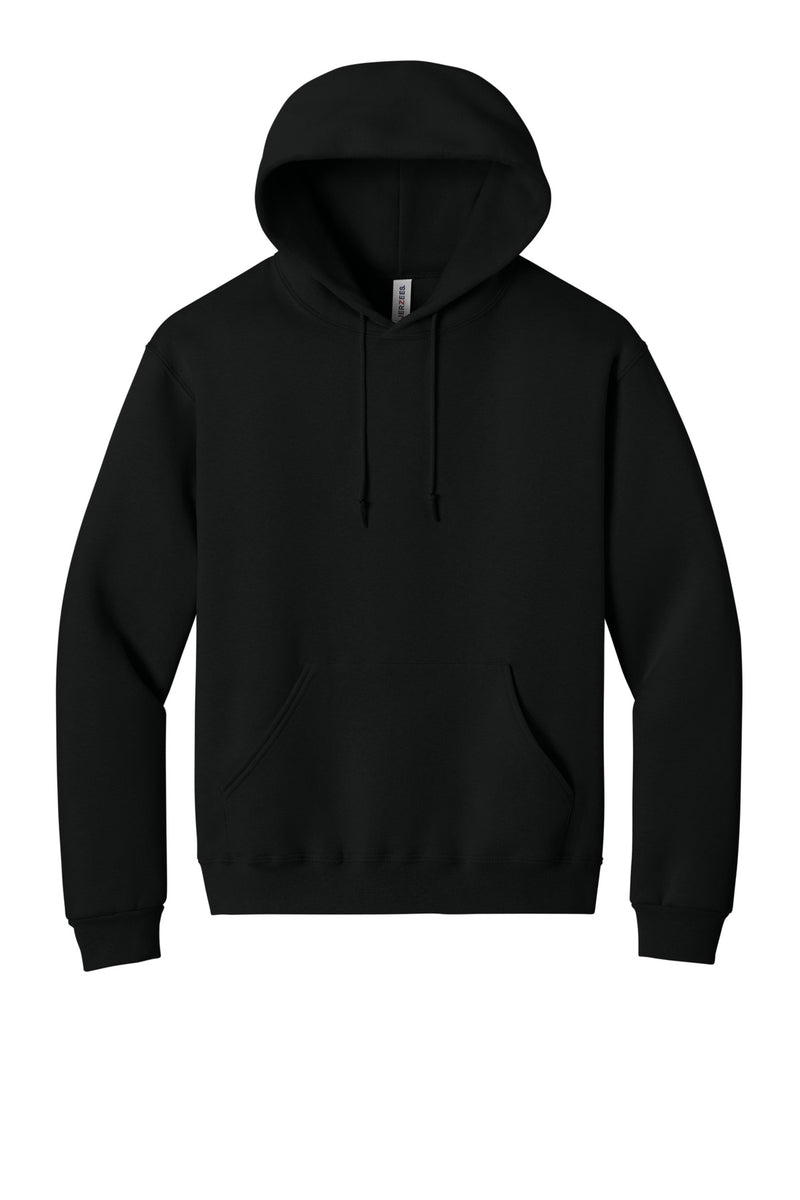 Jerzees Rugged Unisex Hooded Sweatshirt - Black Ink