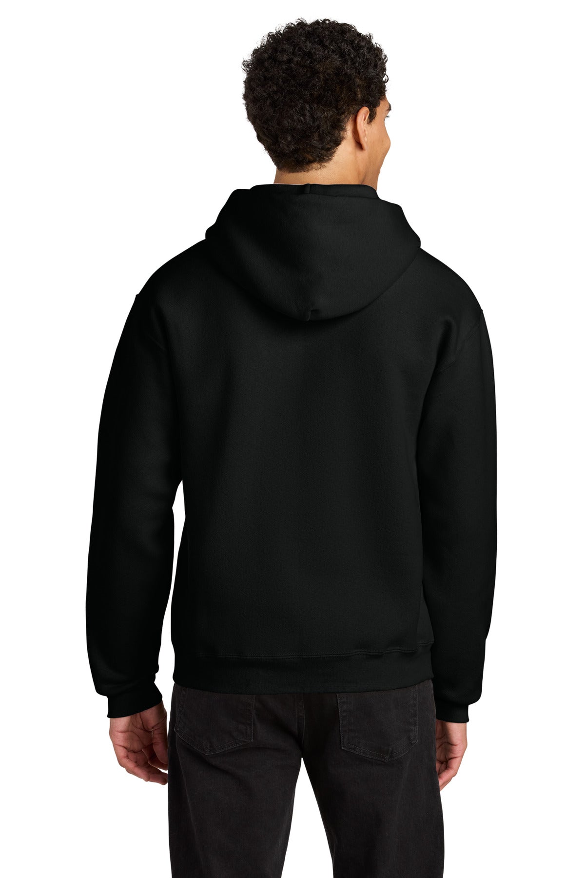 Jerzees Rugged Unisex Hooded Sweatshirt - Black Ink