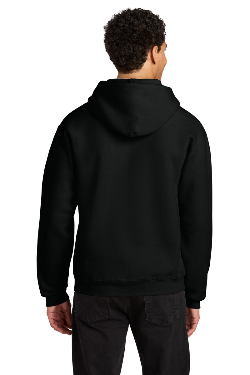 Jerzees Rugged Unisex Hooded Sweatshirt - Black Ink
