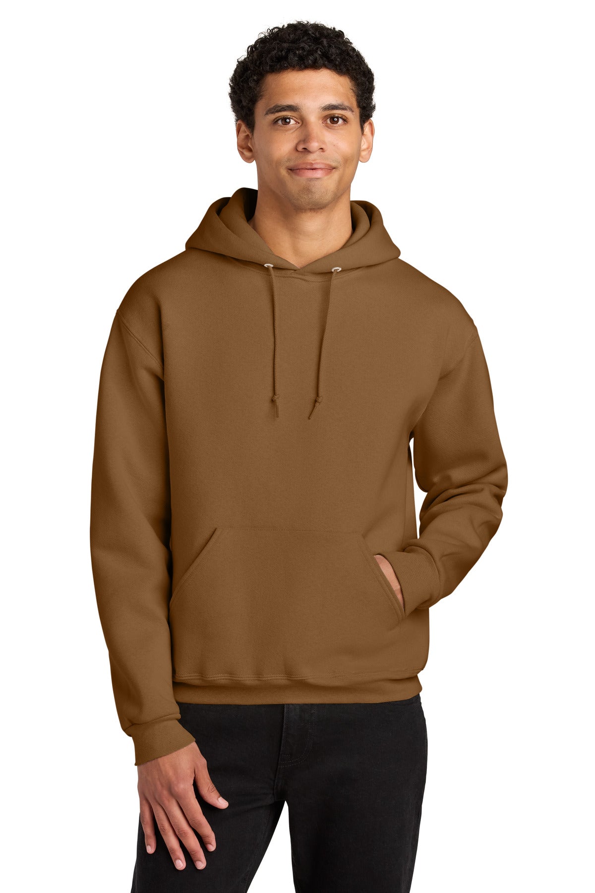 Jerzees Rugged Unisex Hooded Sweatshirt - Golden Pecan