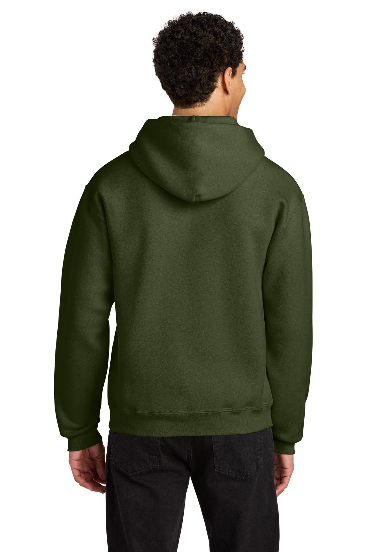 Jerzees Rugged Unisex Hooded Sweatshirt - Military Green