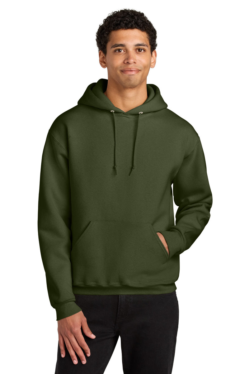 Jerzees Rugged Unisex Hooded Sweatshirt - Military Green