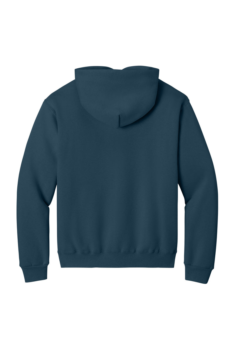 Jerzees Rugged Unisex Hooded Sweatshirt - Washed Navy