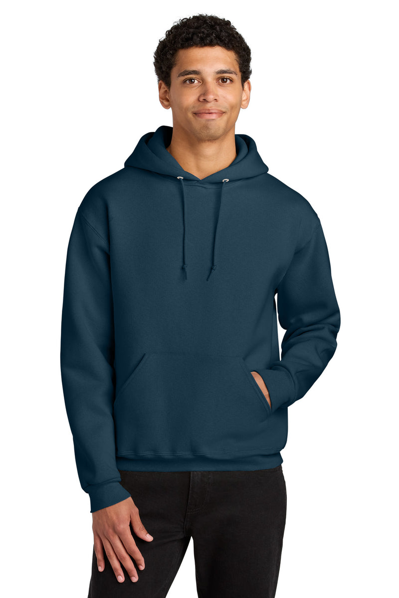Jerzees Rugged Unisex Hooded Sweatshirt - Washed Navy