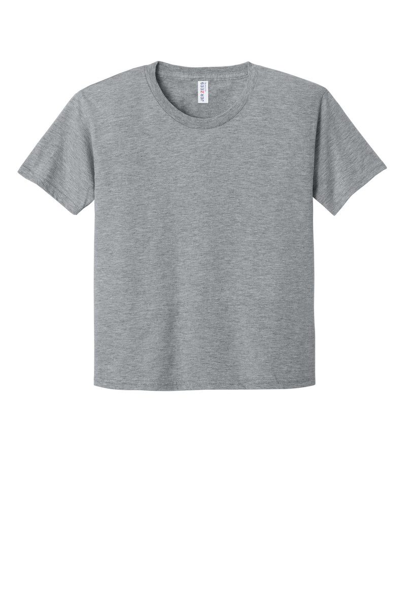 Jerzees Ultimate Youth Ring Spun T-Shirt - Athletic Heather