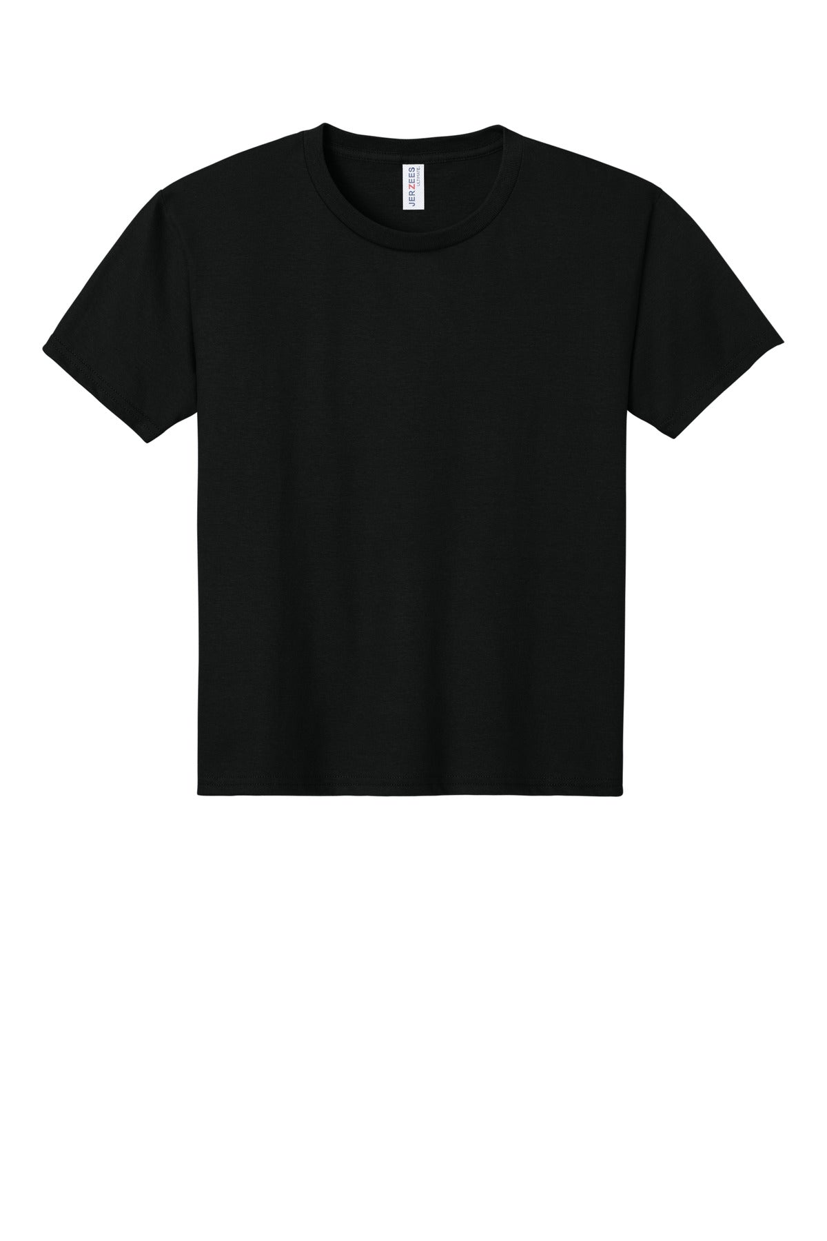 Jerzees Ultimate Youth Ring Spun T-Shirt - Black Ink