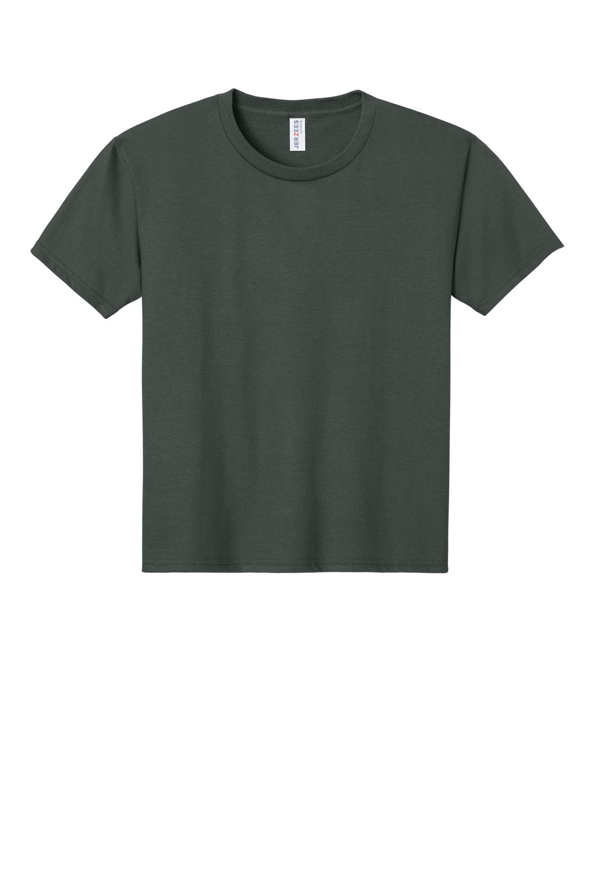 Jerzees Ultimate Youth Ring Spun T-Shirt - Charcoal Grey