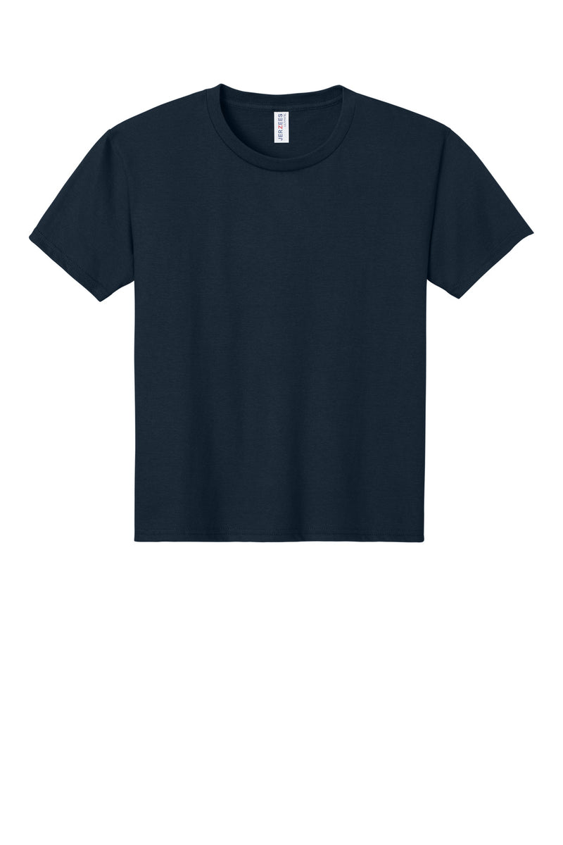 Jerzees Ultimate Youth Ring Spun T-Shirt - J. Navy
