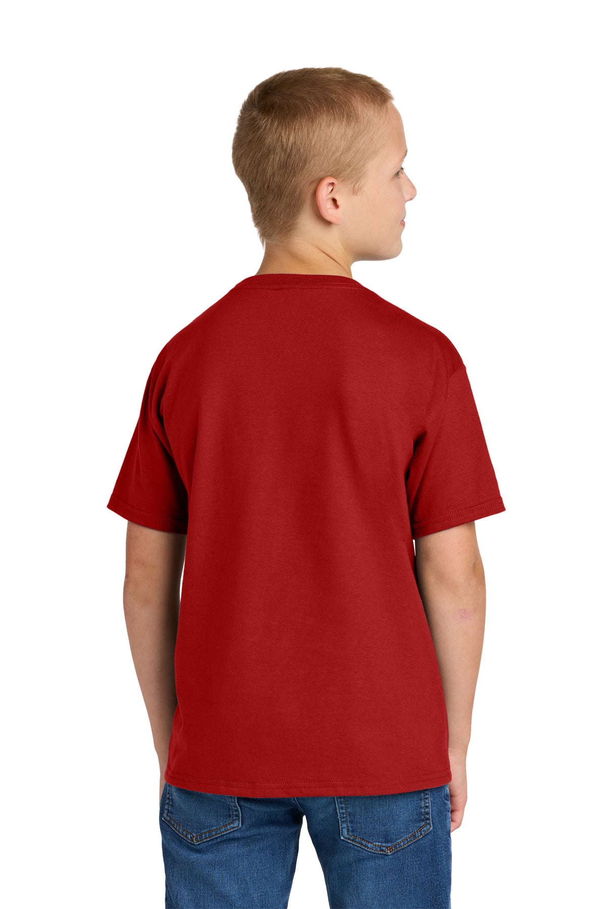 Jerzees Ultimate Youth Ring Spun T-Shirt - True Red