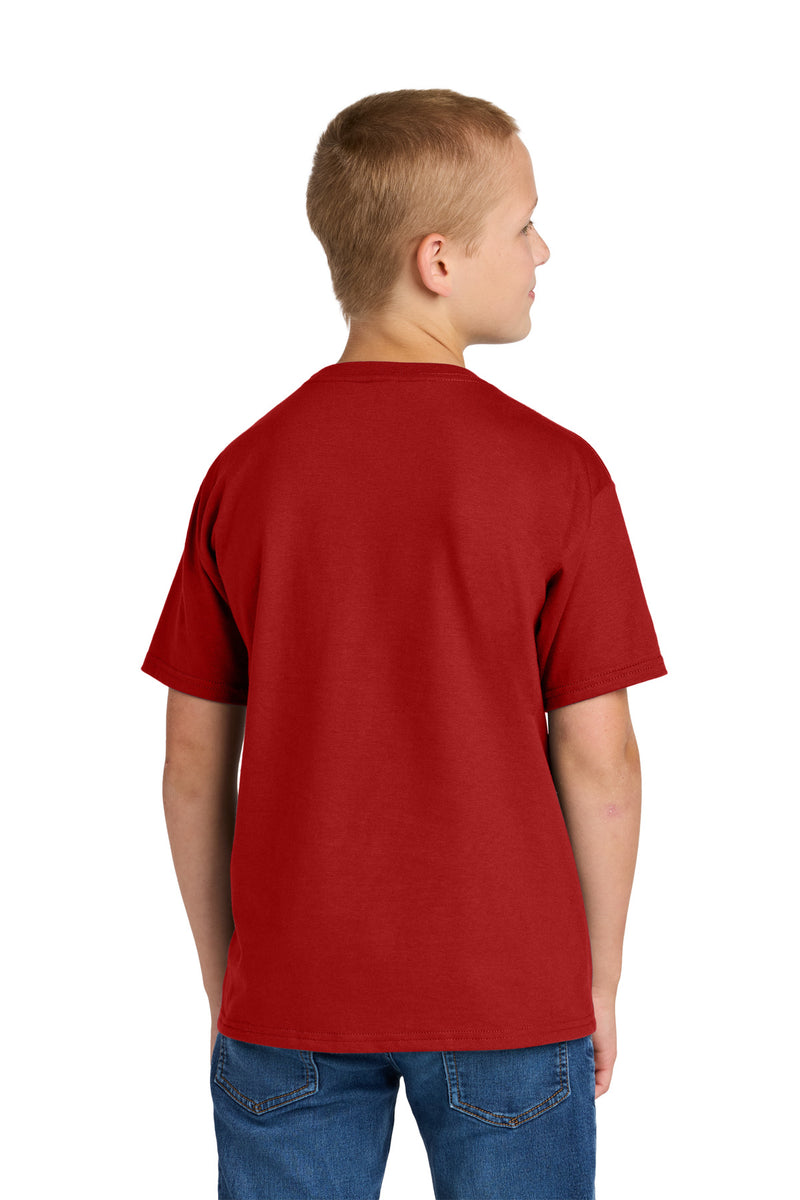 Jerzees Ultimate Youth Ring Spun T-Shirt - True Red