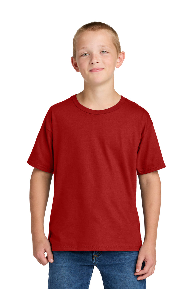 Jerzees Ultimate Youth Ring Spun T-Shirt - True Red