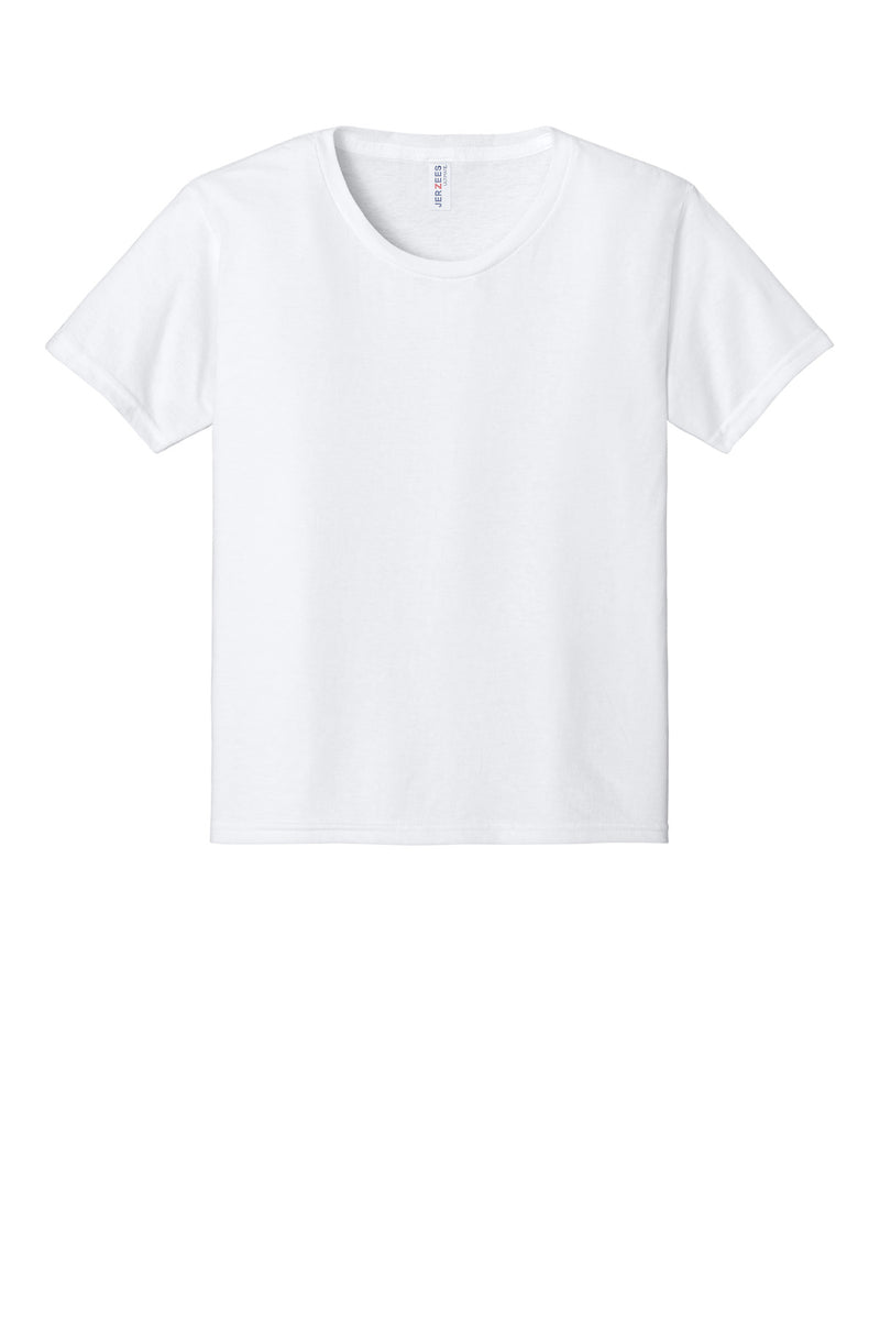 Jerzees Ultimate Youth Ring Spun T-Shirt - White