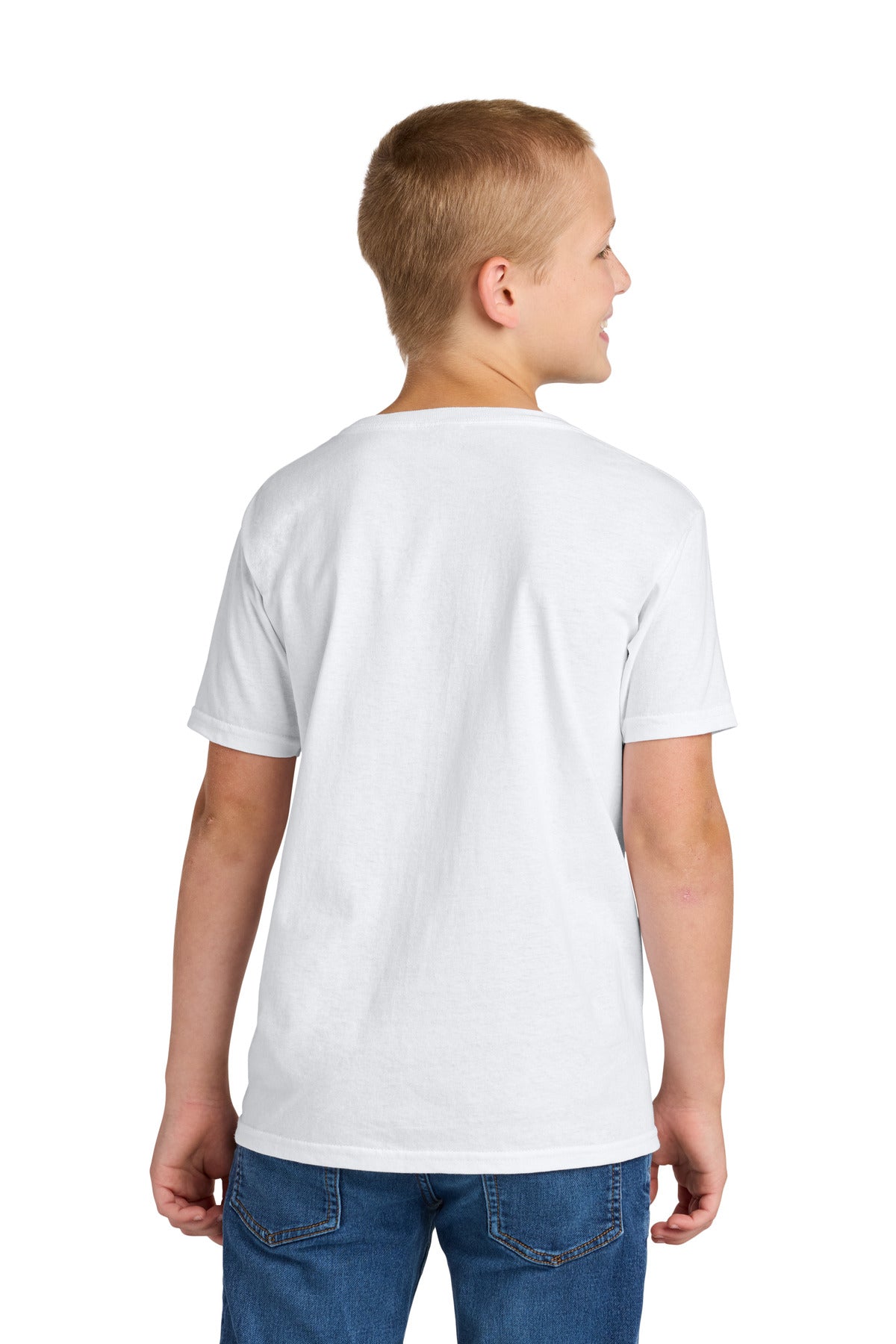 Jerzees Ultimate Youth Ring Spun T-Shirt - White