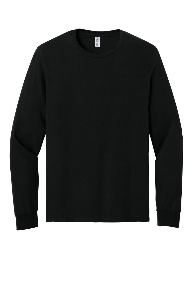 Jerzees Ultimate Unisex Ring Spun Long Sleeve T-Shirt - Black Ink
